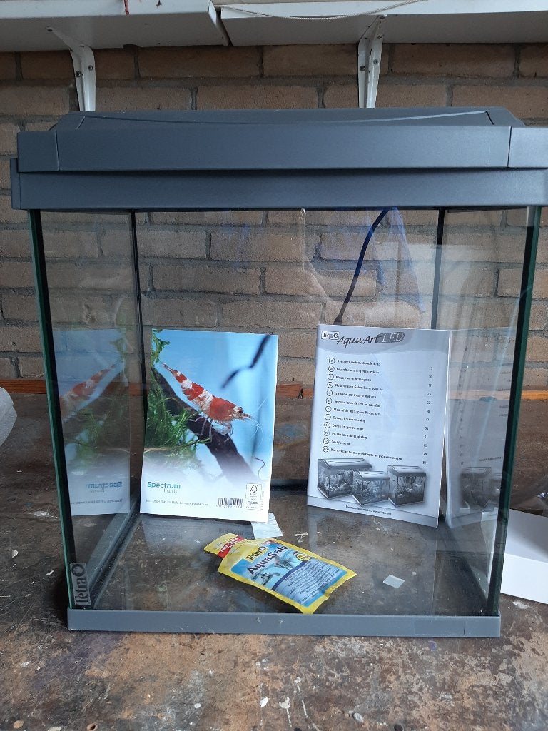 Tetra AquaArtDiscovery Line LED Aquarium, Ophalen, Gebruikt, Leeg aquarium, Tetra
