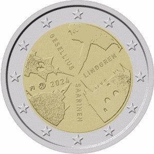 2 euro Finland 2024 - Finse Architectuur - UNC, Verzenden, Finland, 2 euro, Losse munt