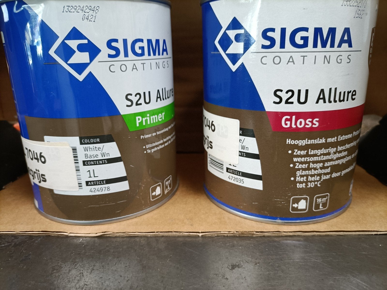 Sigma S2U Allure Verf - Primer en Hoogglanslak, Nieuw, Ophalen of Verzenden, Verf, Grijs