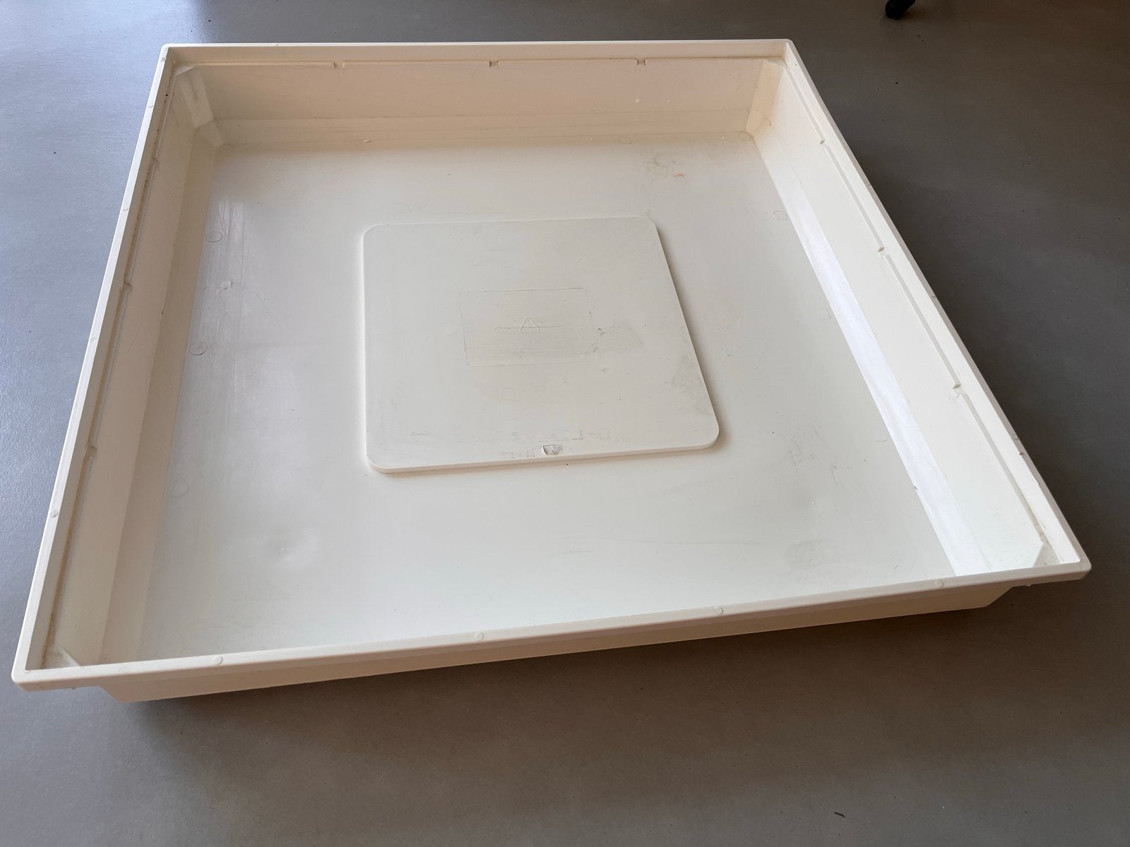 Lekbak voor wasmachine 70 x 70 x 10 cm, Witgoed en Apparatuur, Ophalen, Gebruikt