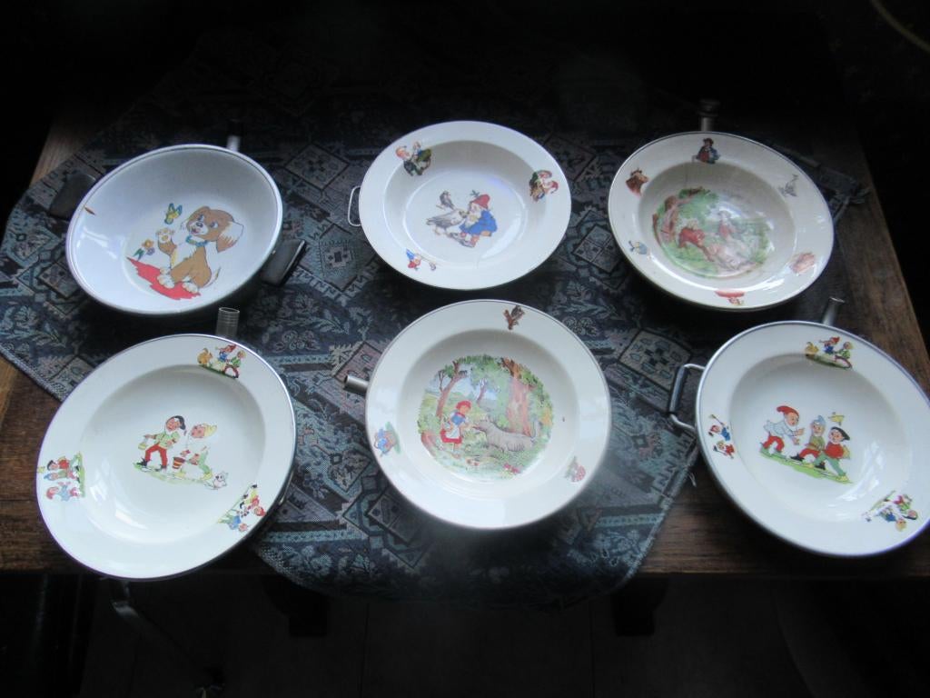 6  Warmhoud Bordjes, Antiek en Kunst, Ophalen of Verzenden