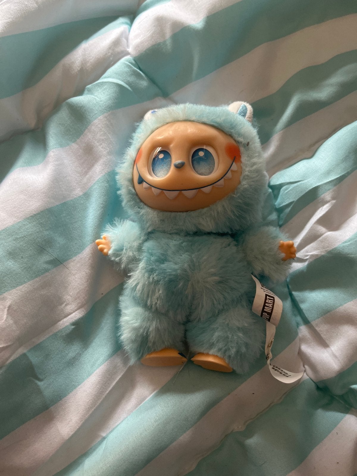 Labubu The Monsters Pluche Knuffel Lichtblauw, Overige merken, Overige karakters, Overige typen, Blauw
