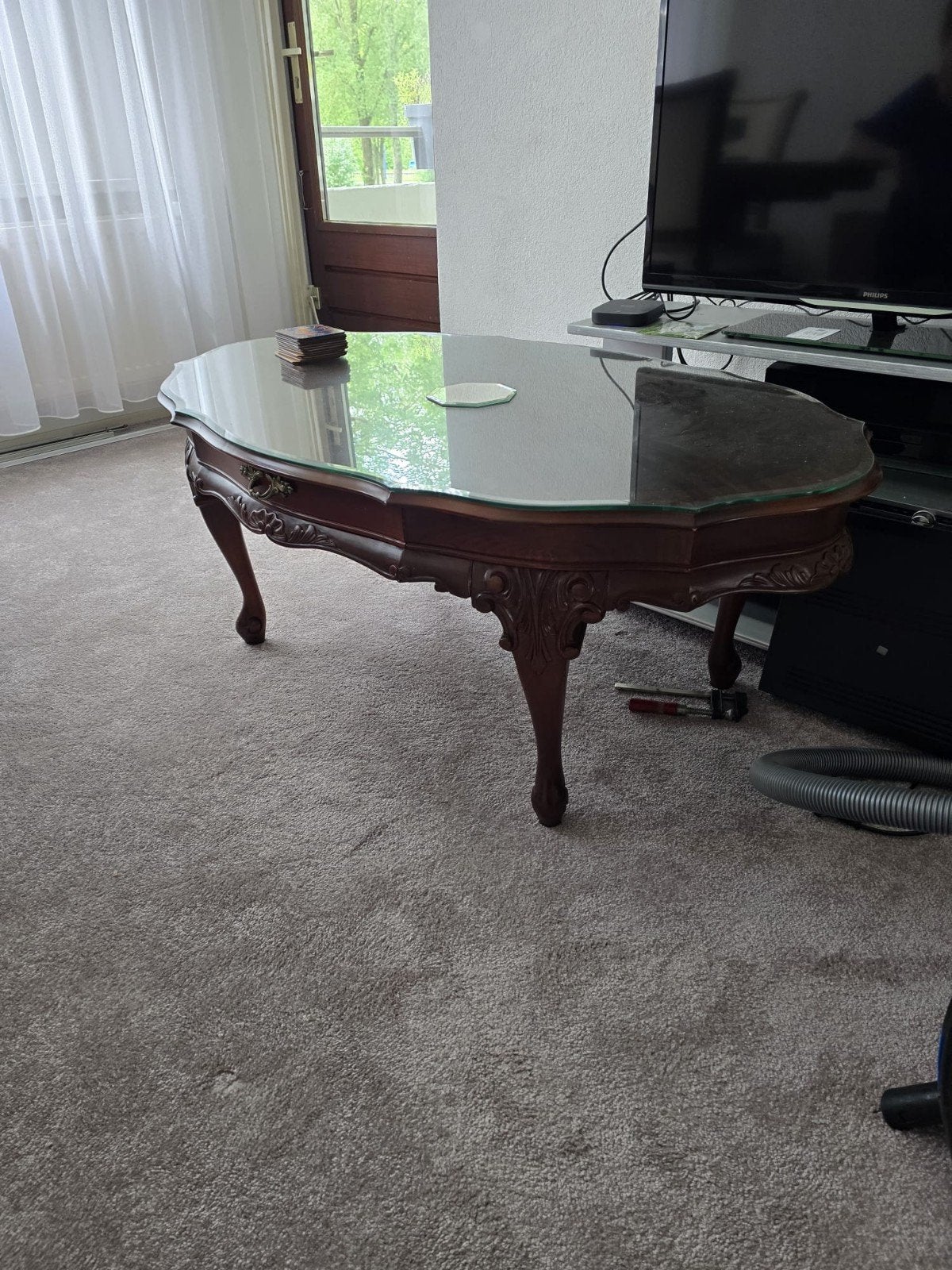 Te Koop wegens ziekte, Huis en Inrichting, Tafels | Salontafels, Ophalen, 100 tot 150 cm, 50 tot 100 cm, Zo goed als nieuw