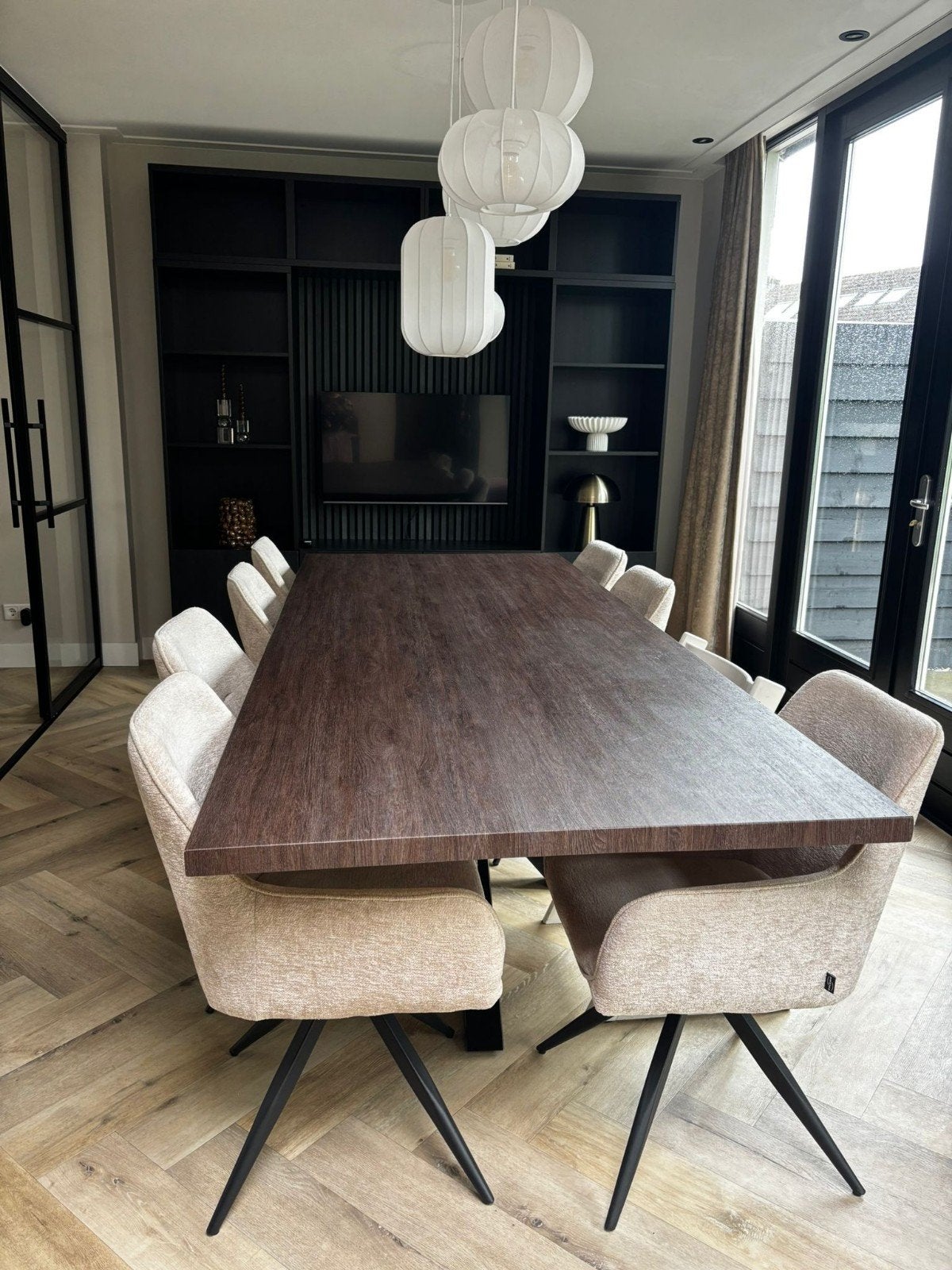 Gave grote eettafel, Huis en Inrichting, Tafels | Eettafels, Ophalen, 200 cm of meer, 50 tot 100 cm, Zo goed als nieuw