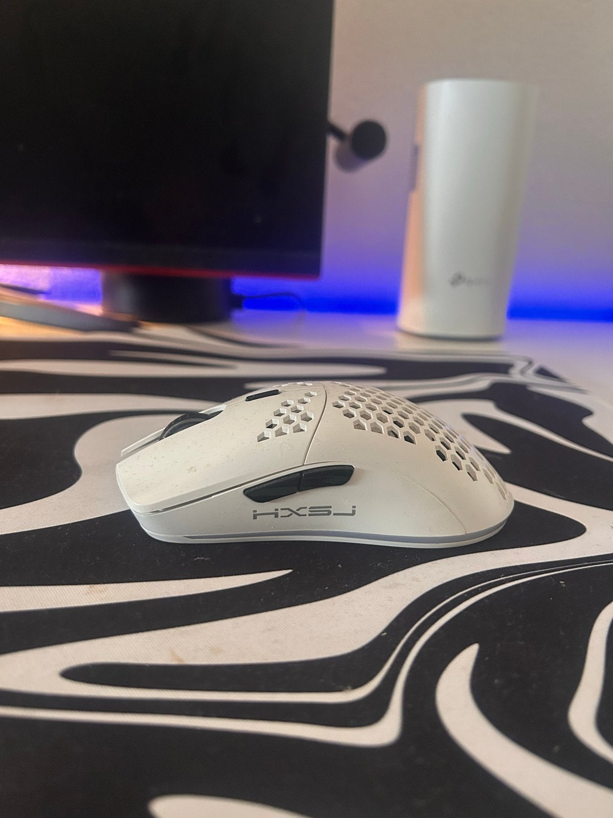 Draadloze Gaming Muis - Wit, Muis, Gebruikt, Gaming muis, Ophalen of Verzenden
