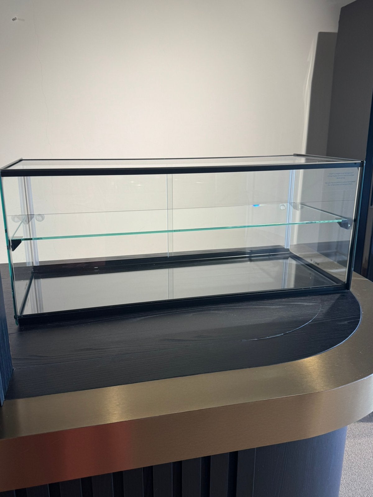 Glazen neutrale vitrine - gehard glas SAYL, Glas, Minder dan 100 cm, 25 tot 50 cm, 50 tot 100 cm