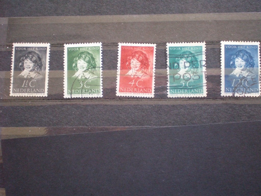 Nederland NVPH 300-304 gebruikt ( S 688)..€ 0,40, Ophalen of Verzenden