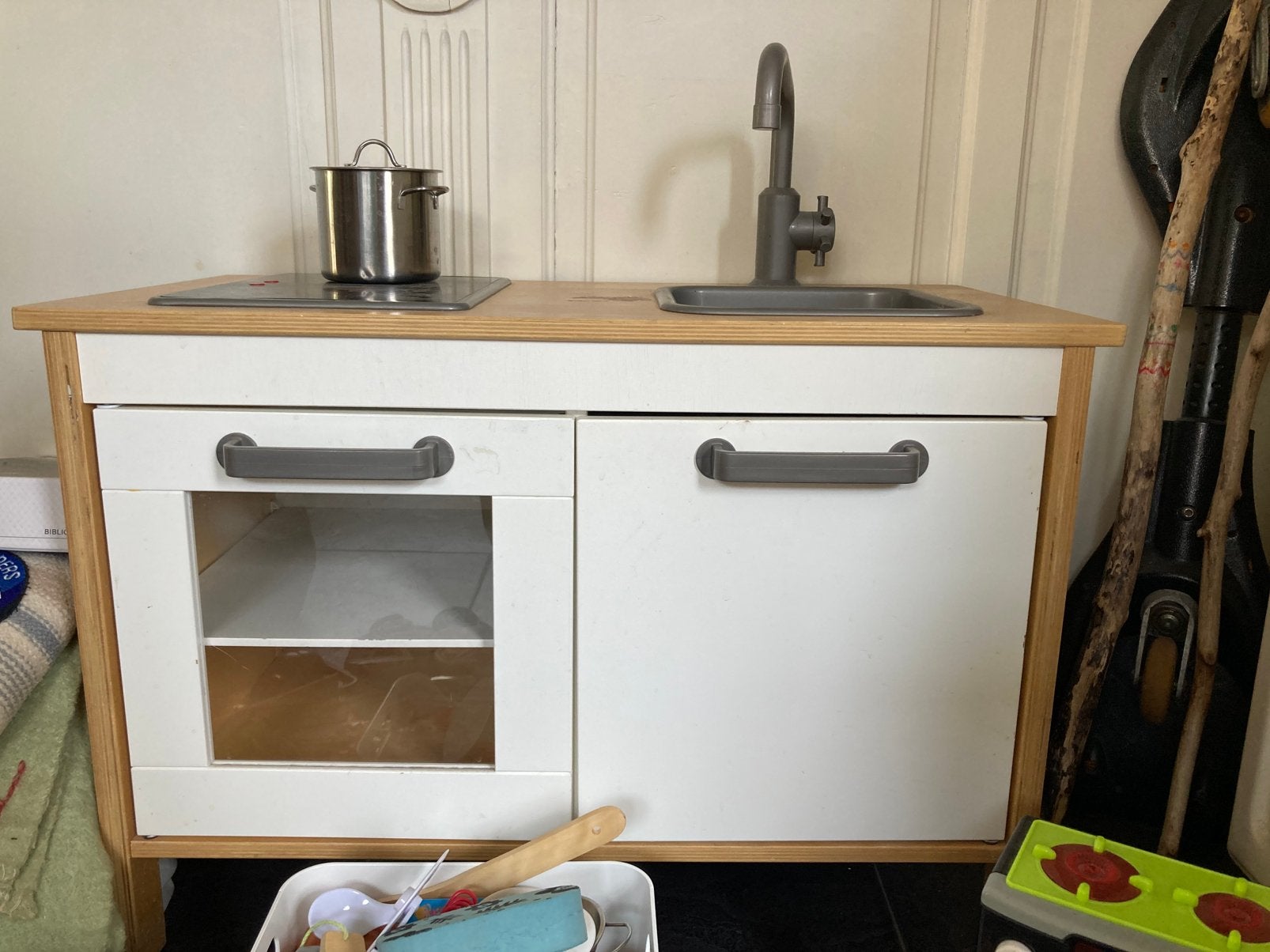 Ikea duktig keukentje, Ophalen, Zo goed als nieuw, Hout, Speelkeuken