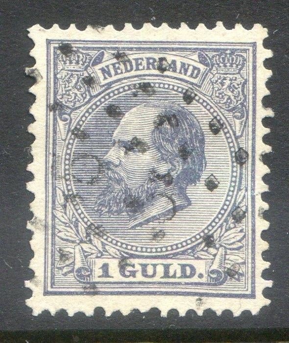 Nvph 28 met puntstempel, Ophalen of Verzenden, Gestempeld