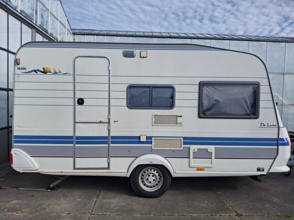 Hobby de luxe 400 caravan 1998, Caravans en Kamperen, Caravans, Koelkast, Hobby, Treinzit, Particulier