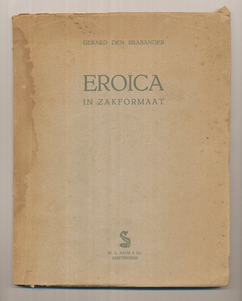 BRABANDER, G den: Eroica in zakformaat, Gelezen, Brabander, G, Ophalen of Verzenden, Nederland