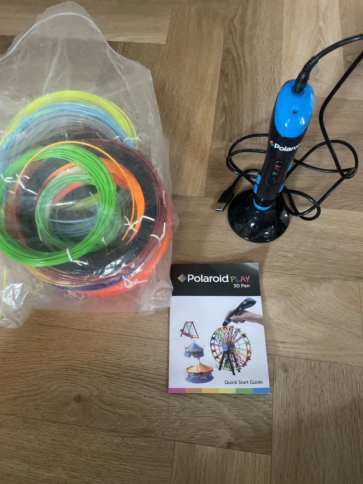 Polaroid Play 3D Pen met filament pakket, Ophalen of Verzenden, Zo goed als nieuw, Filament