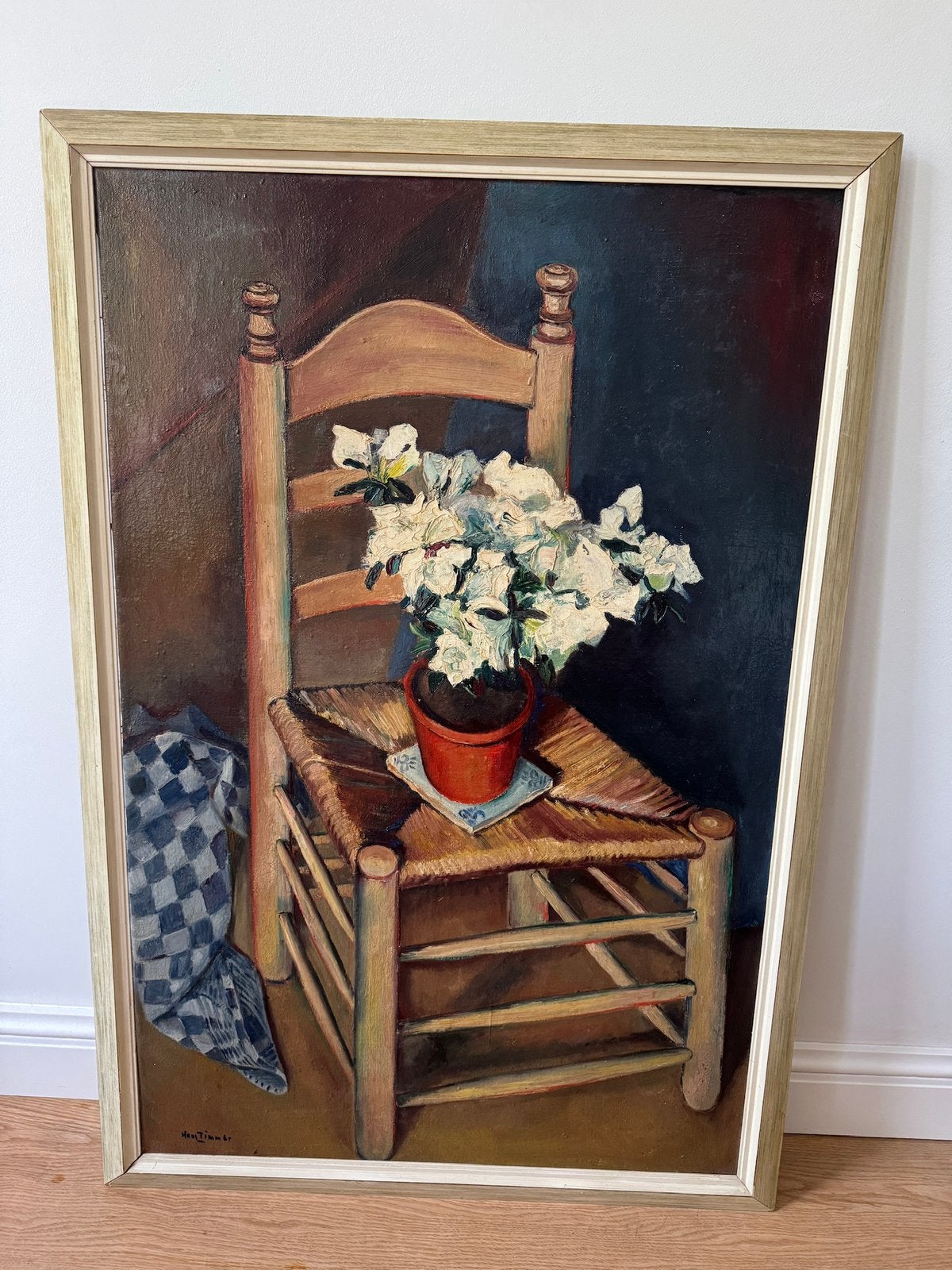 Hans Timmer Origineel Olieverf Stilleven 60x95, Ophalen