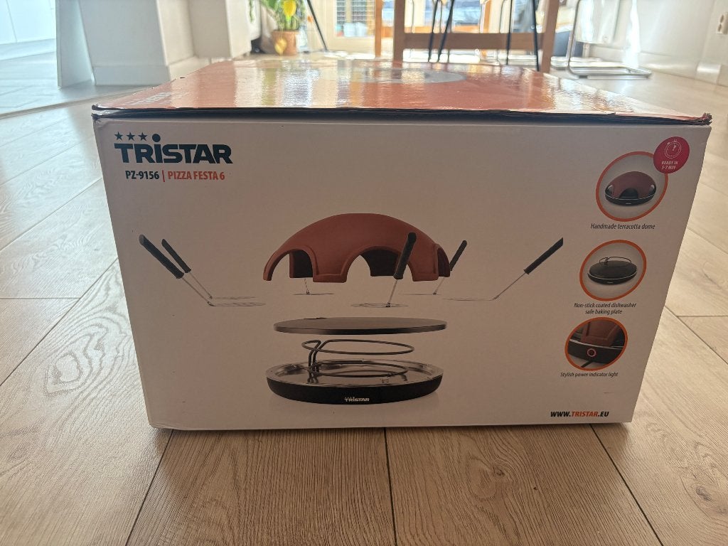 TriStar pizzarette / pizza oven 6 personen, Ophalen, Minder dan 45 cm, Gebruikt, Pizzaoven