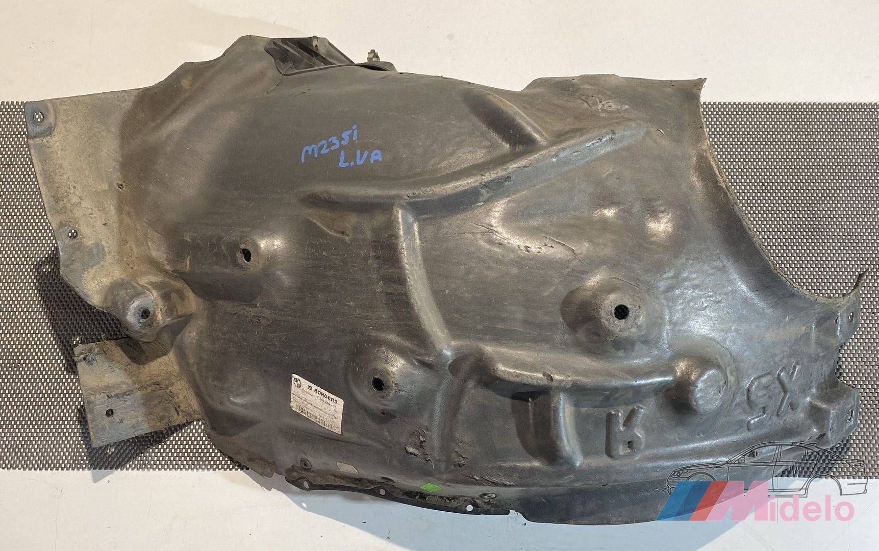 BMW F20 BINNENSCHERM RECHTS 724184613, Auto-onderdelen, Gebruikt, -, -, Ophalen of Verzenden