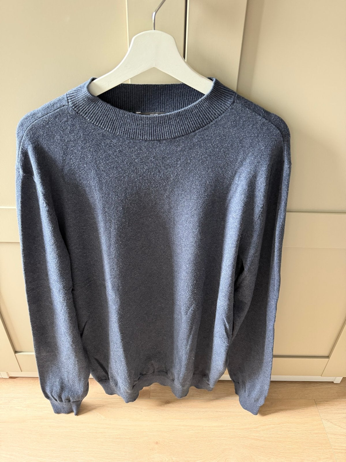 Nette HEMA trui donkerblauw - Maat XL (70% katoen), Ophalen of Verzenden, Gedragen, Maat 56/58 (XL), Blauw