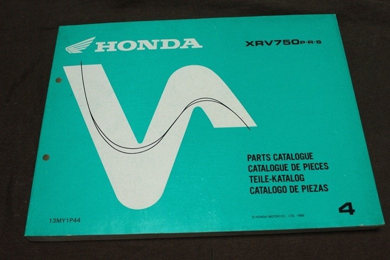 Honda XRV750 1995 motorcycle parts catalogue Africa Twin, Ophalen of Verzenden, Honda