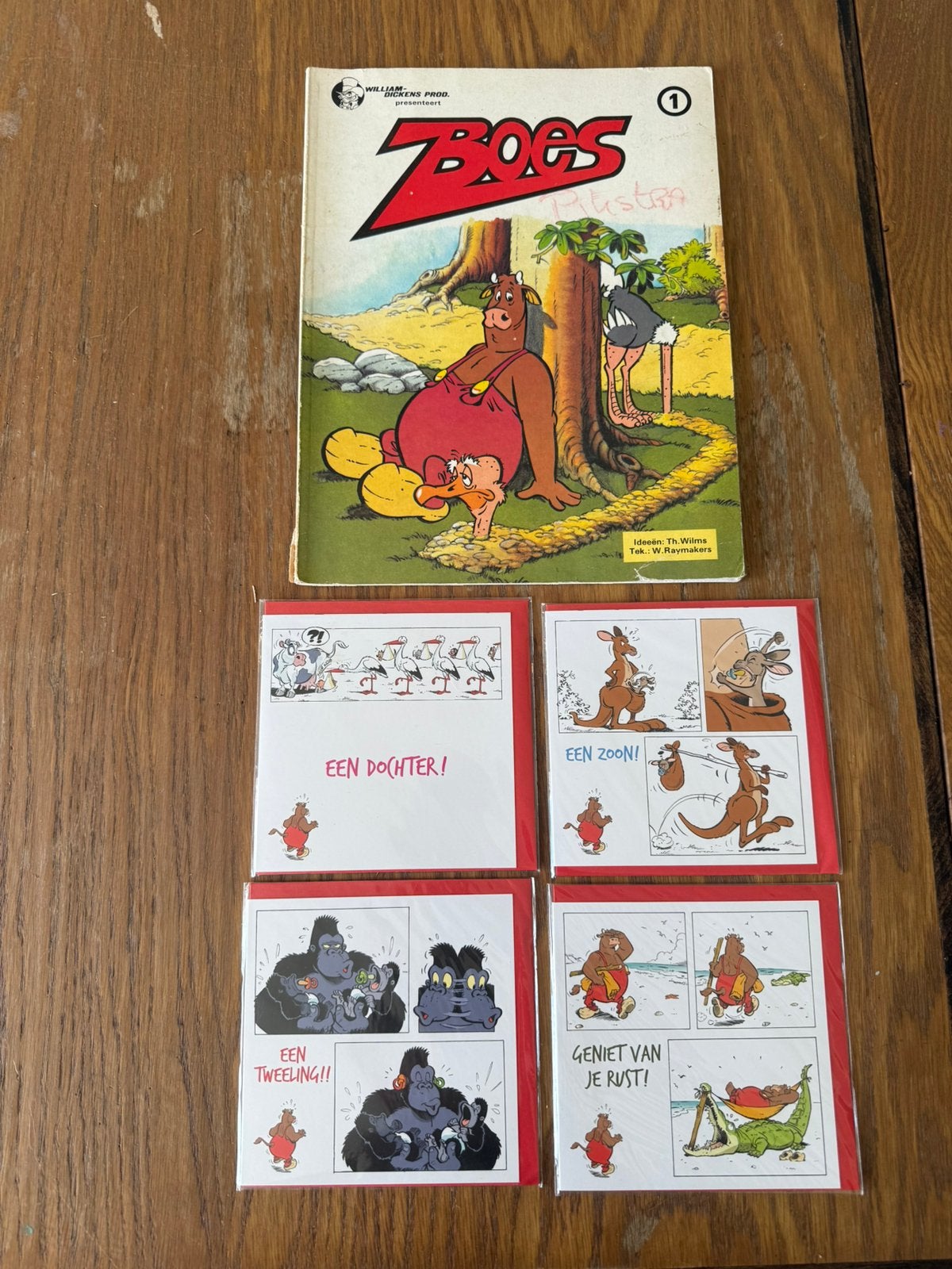Boes Boes pakket 1981, Eén stripboek, Ophalen of Verzenden, Gelezen