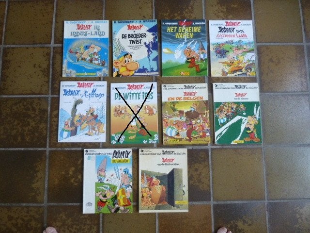 Asterix en Obelix Strips 10 stukjs, Boeken, Stripboeken, Meerdere stripboeken, Ophalen of Verzenden, Zo goed als nieuw, René Goscinny en Albert Uderzo
