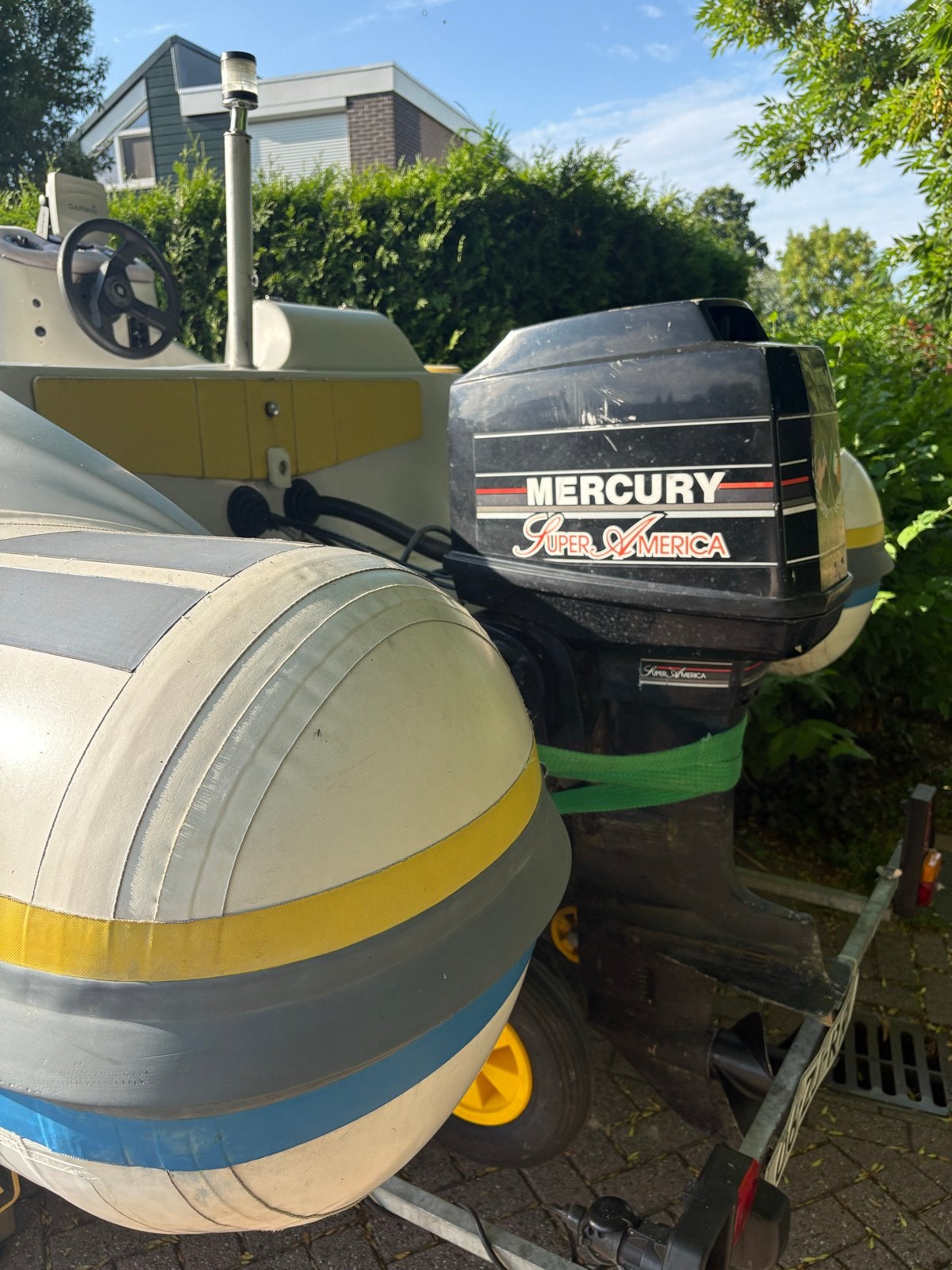Scanner 480 RIB met Mercury buitenboordmotor, Ophalen, Polyester/glasvezel, Overige merken, Gebruikt