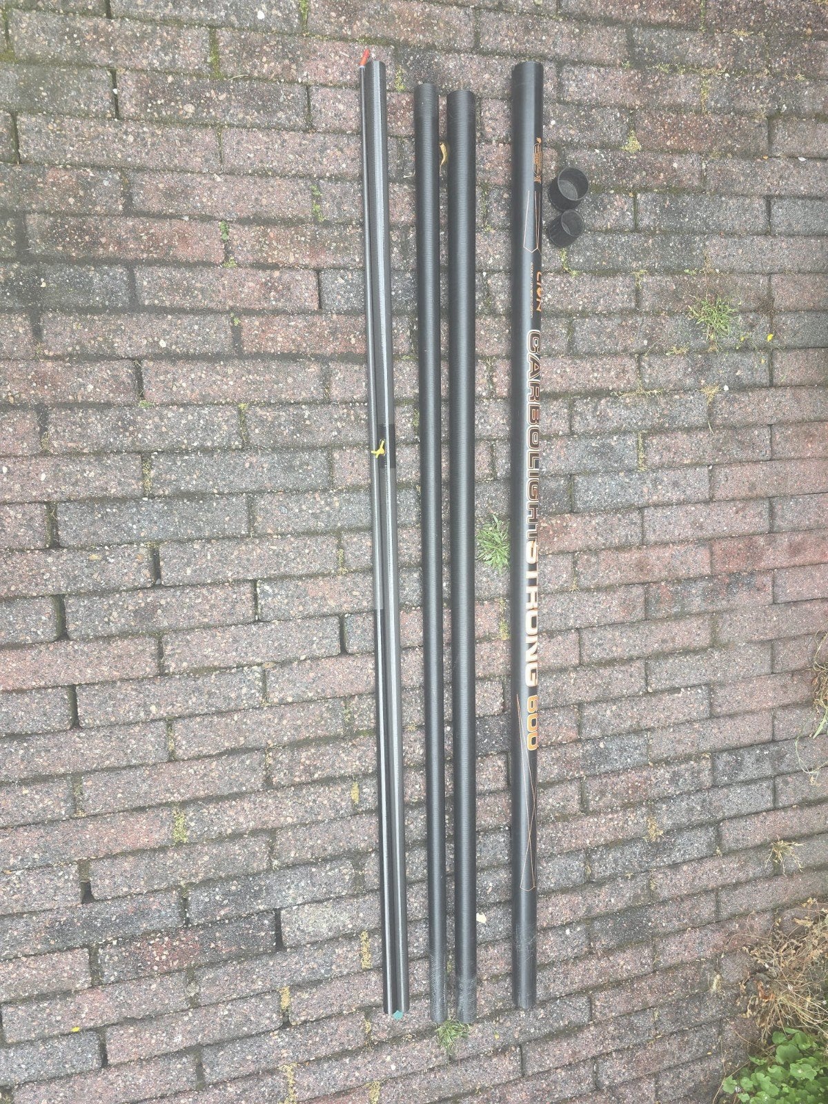 Lion Carbolight Strong 600 Oversteekhengel 6,0 m + Carp Figh, Ophalen, Gebruikt, Vaste hengel