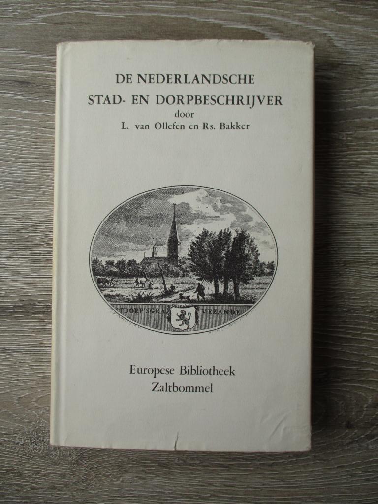 De Nederlansche stad- en dorpsbeschrijver - L. van Ollefen, Ophalen of Verzenden, Gelezen