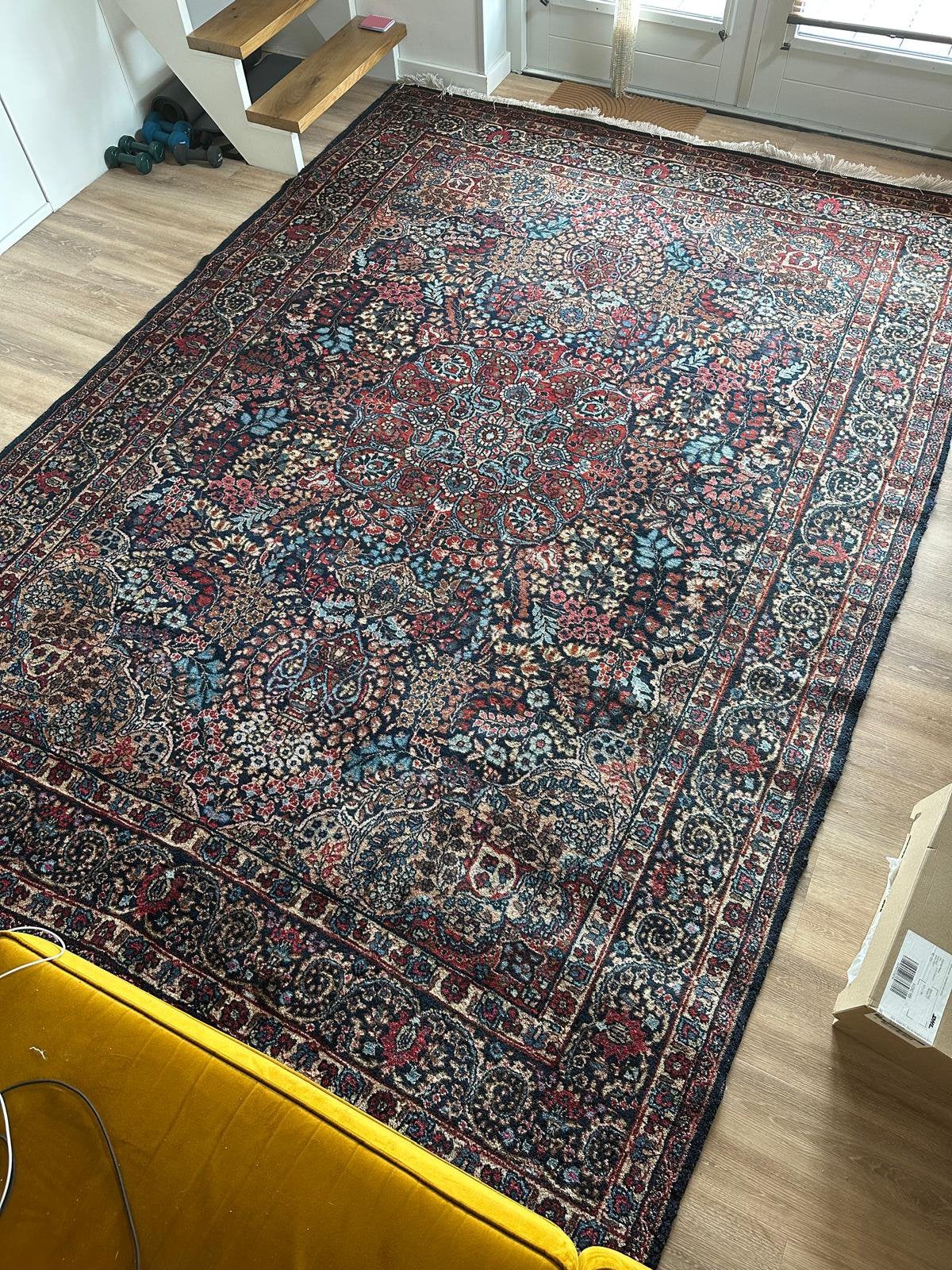 Meshad / mashhad groot handgeknoopt tapijt, Ophalen, Gebruikt, 200 cm of meer, 200 cm of meer