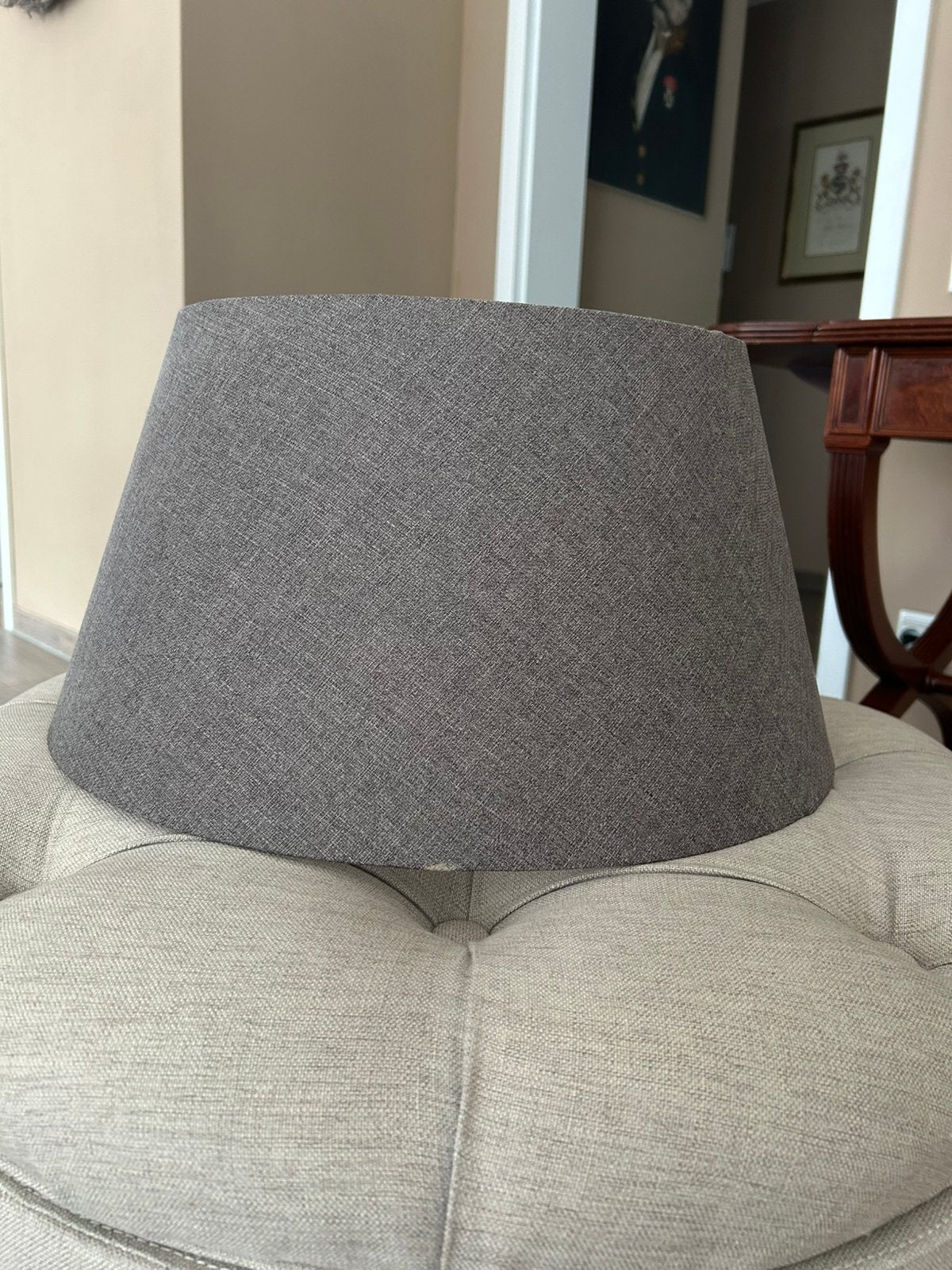 Lampenkap 35x25x50, Huis en Inrichting, Lampen | Lampenkappen, Ophalen, Zo goed als nieuw, Rond