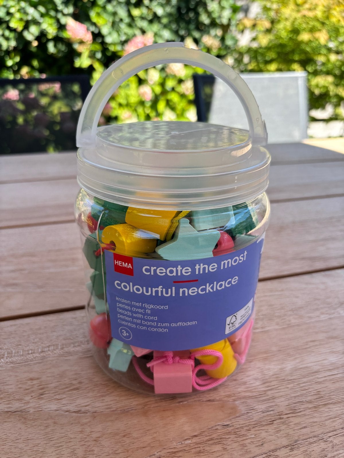 Hema kralen rijgkoord set - kleurrijke ketting maken, Ophalen, Overige thema's, Nieuw, Meerkleurig
