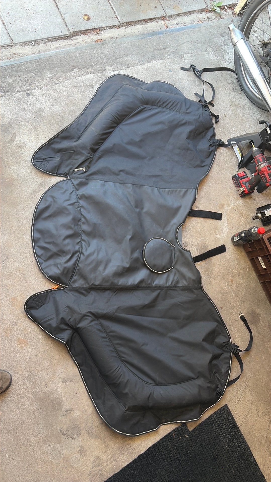 Vespa beenschild, Ophalen, Zo goed als nieuw