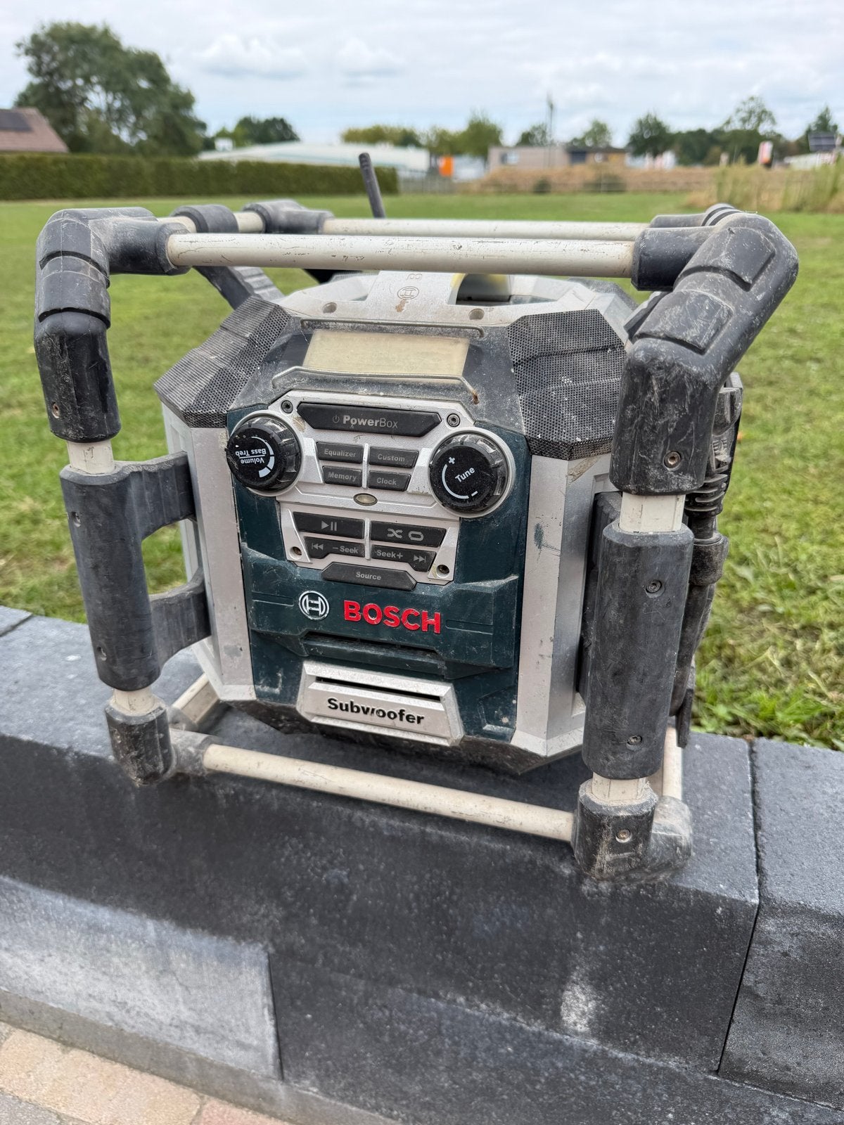 Bosch GML 50 Bouwradio - Robuust en Krachtig Geluid, Ophalen of Verzenden, Gebruikt, Bouwradio