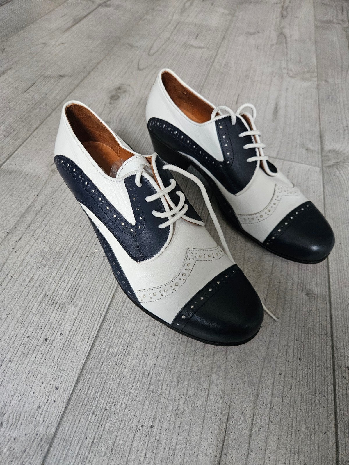Paso De Fuego Gloednieuwe Heren Swing Schoenen - Zwart/Wit, Ophalen of Verzenden, Nieuw, Zwart, Veterschoenen