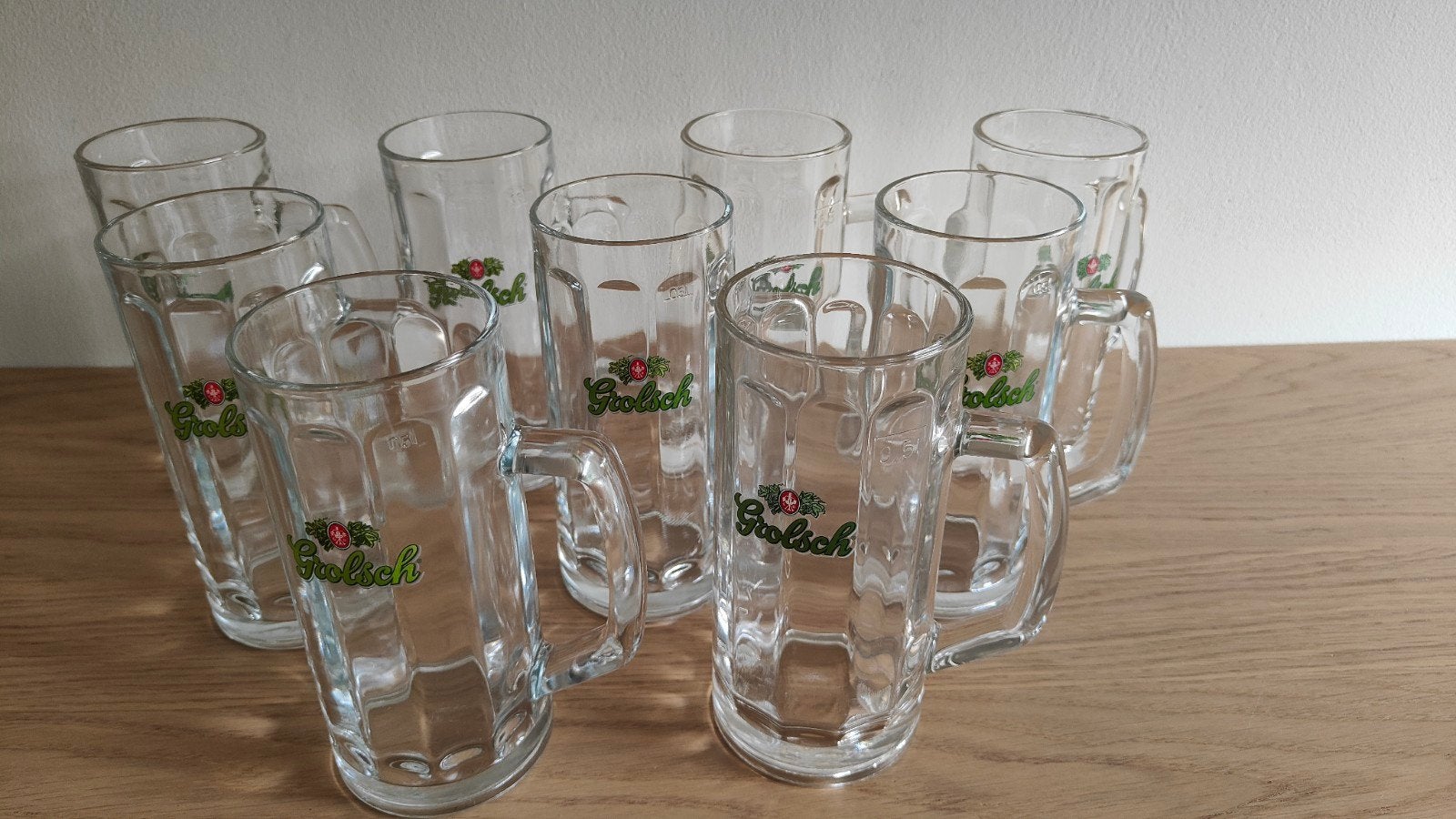 9 Grolsch bierpullen 0,5 l 🍻 voor Oktoberfest/Bierfeest, Ophalen, Zo goed als nieuw, Overige typen
