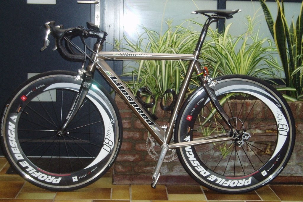 Litespeed Utimate 2005 carbon achtervork, 28 inch, Gebruikt, 15 tot 20 versnellingen, 53 tot 57 cm