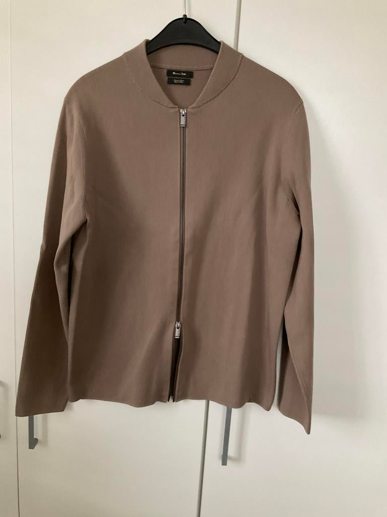 Massimo Dutti vest, Ophalen of Verzenden, Zo goed als nieuw, Maat 48/50 (M), Beige