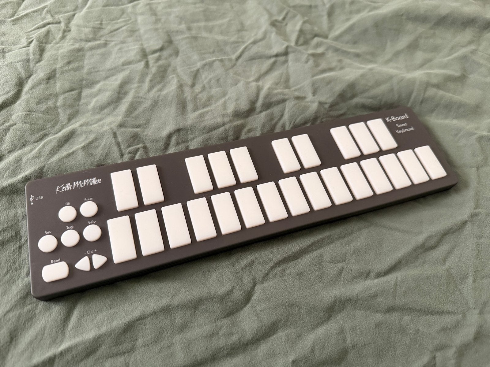 Keith McMillen K-Board C MIDI Controller (incl. doos), Muziek en Instrumenten, Keyboards, Overige merken, Zo goed als nieuw, Aanslaggevoelig