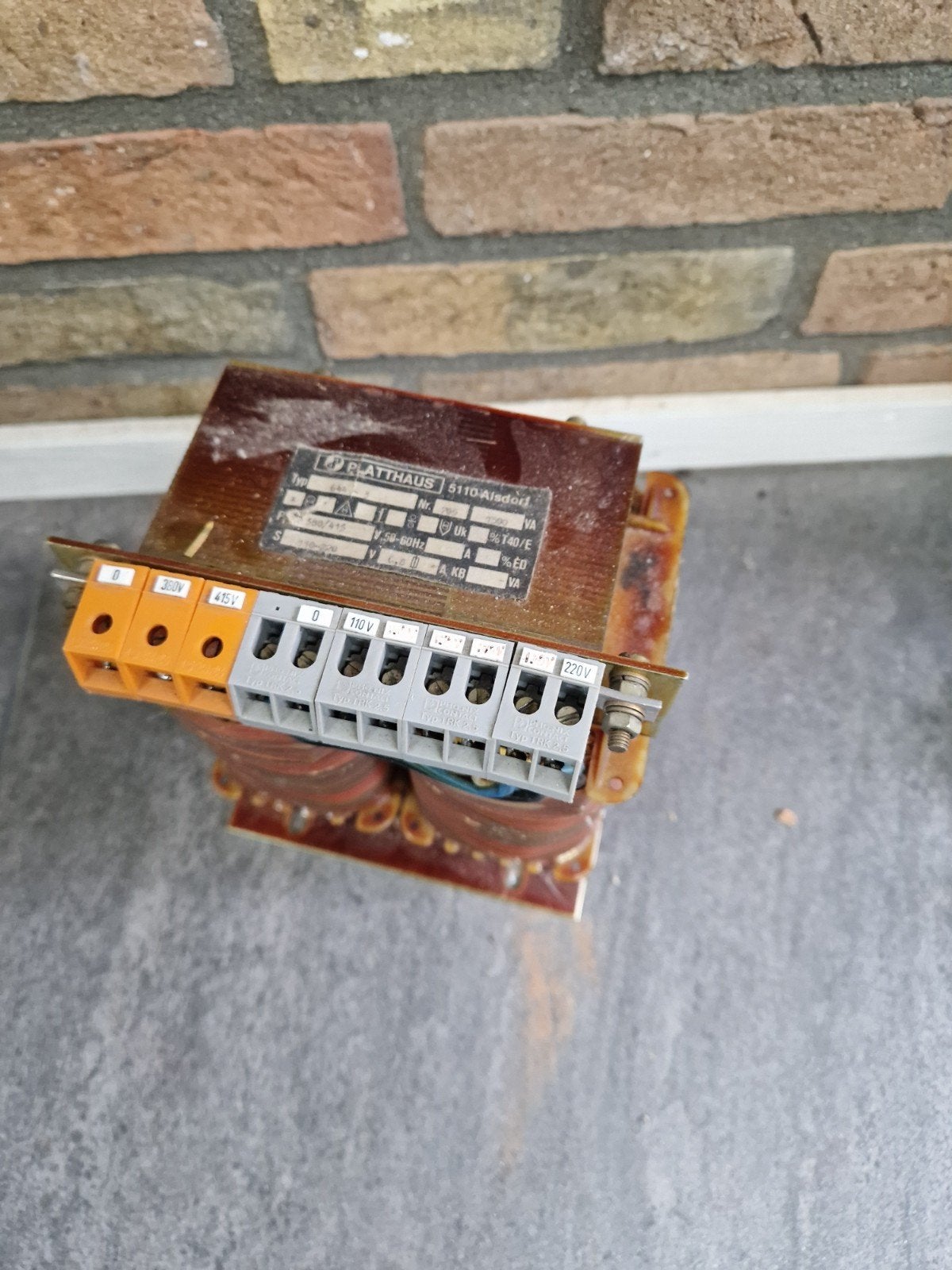 Trafo 1500watt, Ophalen, Gebruikt