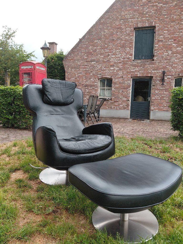 fauteuil Leolux Ottana, Huis en Inrichting, Ophalen, Gebruikt, 75 tot 100 cm, 50 tot 75 cm