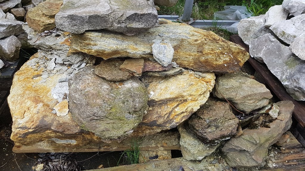 Natuursteen brokken van graniet, speksteen en leisteen, Ophalen, Overige typen, Nieuw, Natuursteen