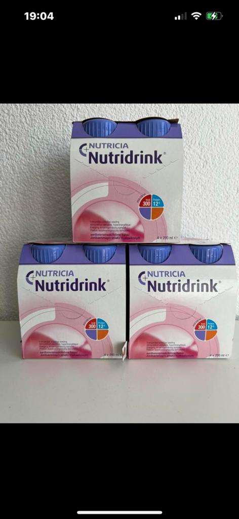 Nutricia nutri drink aardbeien 40 pakken, Ophalen of Verzenden, Nieuw, Poeder of Drank
