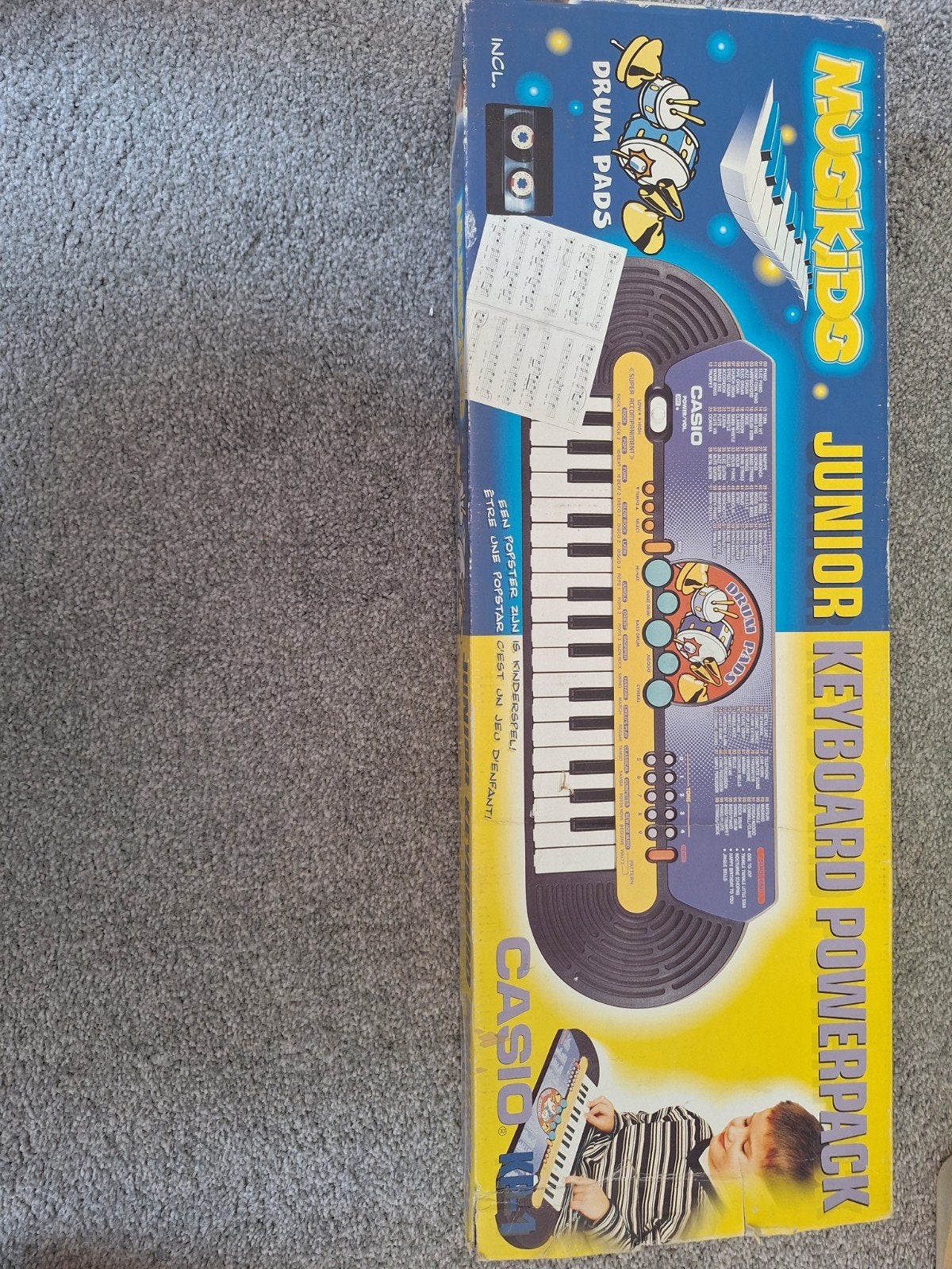 Casio SA-6 Junior Keyboard Powerpack met drum pads, Ophalen of Verzenden, Gebruikt, Overige aantallen, Casio