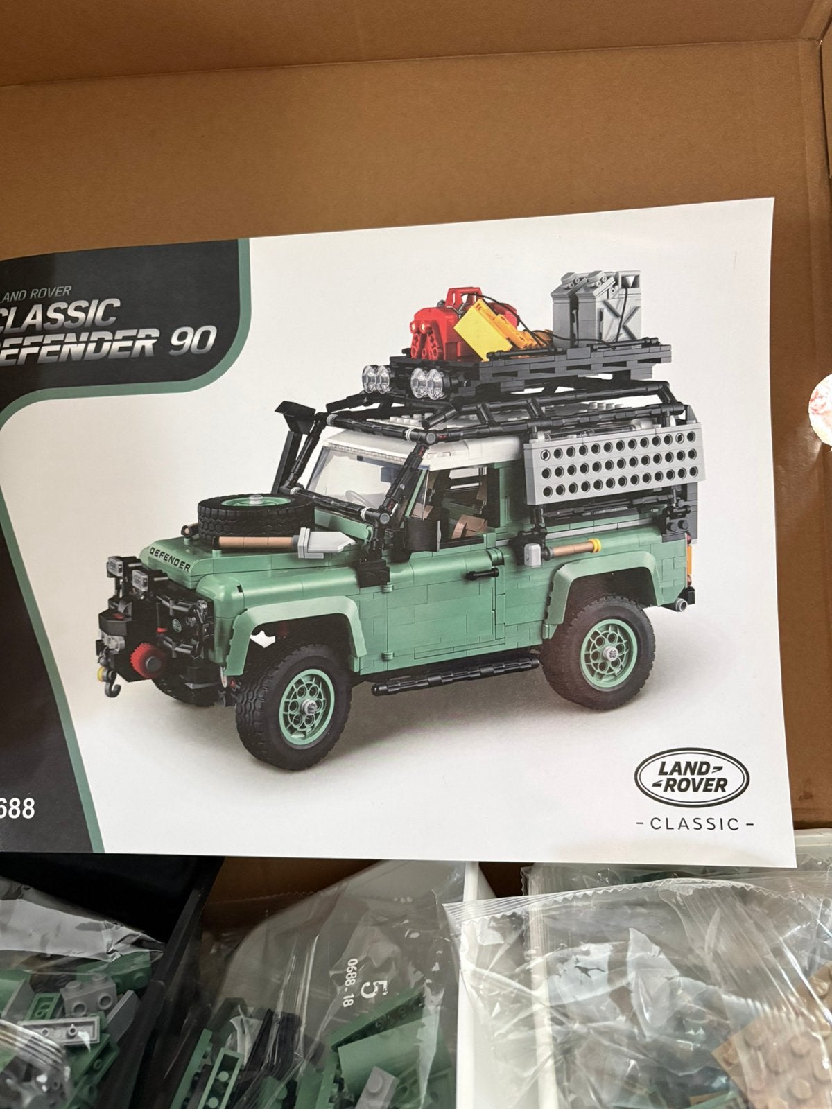 Lego Landrover Defender, Ophalen of Verzenden, Nieuw