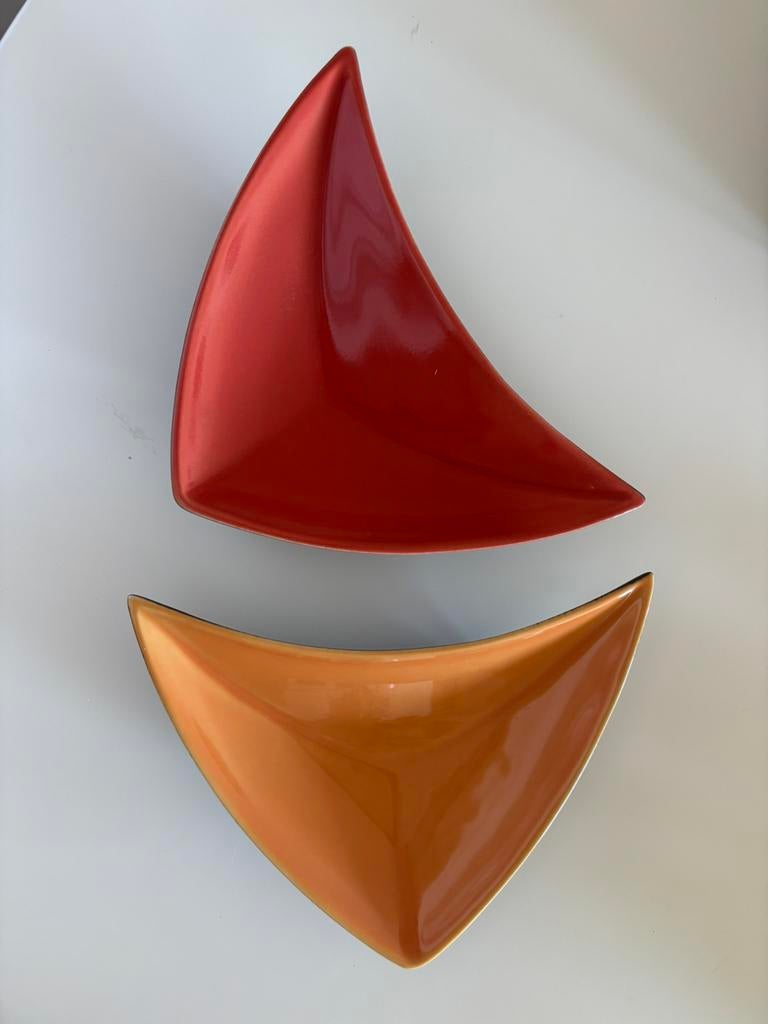 Vintage Faria & Bento Trinket Tray Dish, Ophalen of Verzenden, Zo goed als nieuw, Glas, Schaal of Schalen