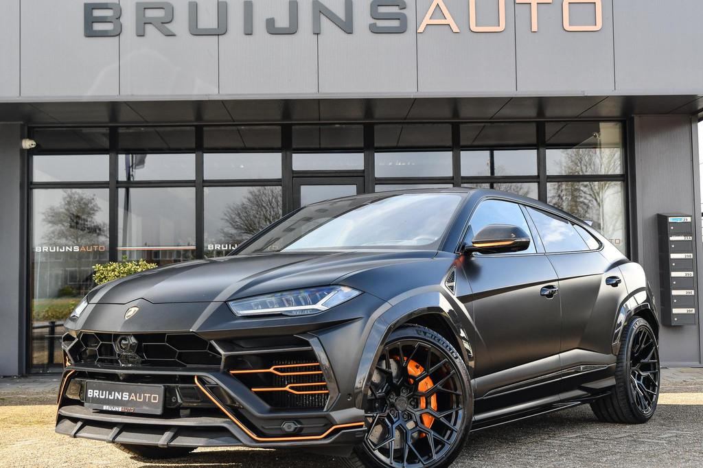 Lamborghini Urus 4.0 V8 URBAN 780PK |Vosse 23inch|Carbon|, Auto's, Urus, Gebruikt, Zwart, Bedrijf