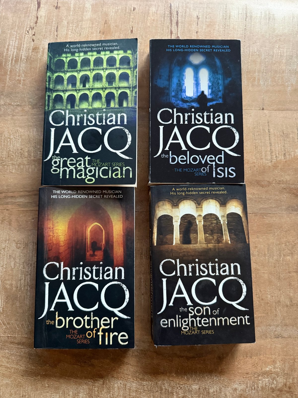Christian Jacq - The Mozart Series (4 boeken), Ophalen of Verzenden, Zo goed als nieuw