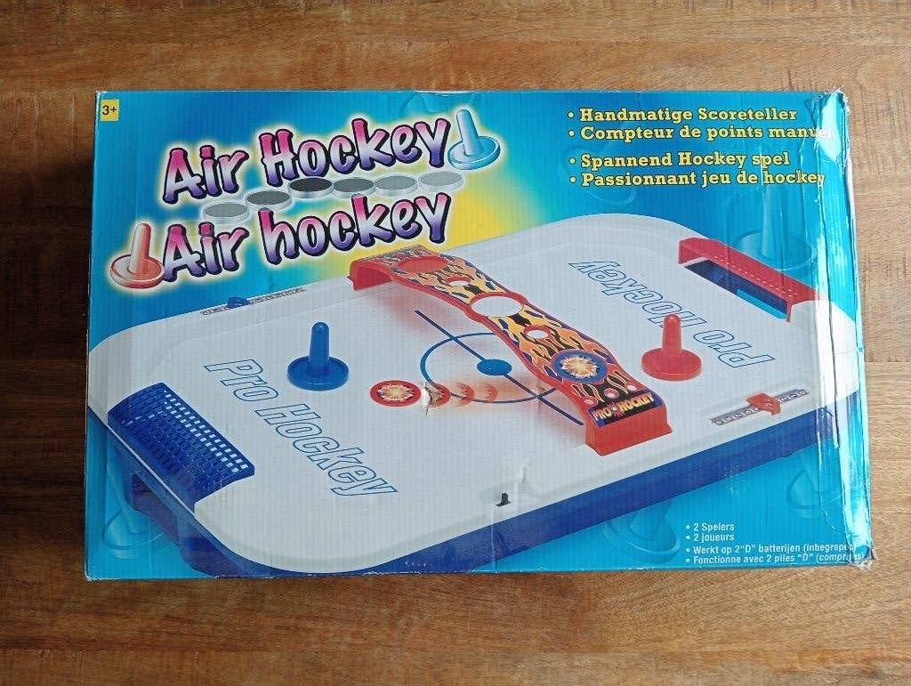 air hockey spel, Ophalen, Gebruikt