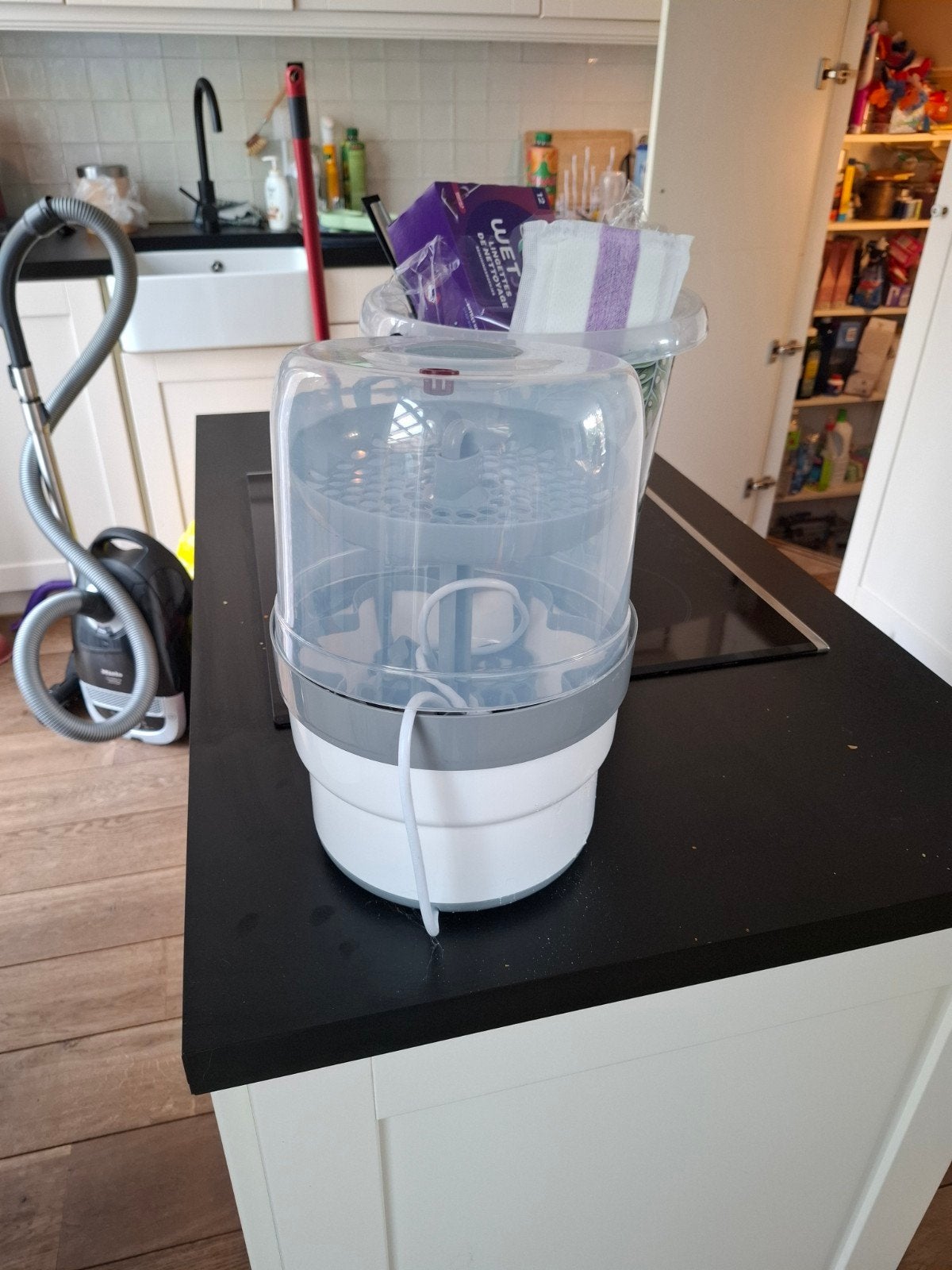 flessen en spenen sterilisator., Ophalen, Overige merken, Stoomfunctie, Sterilisator