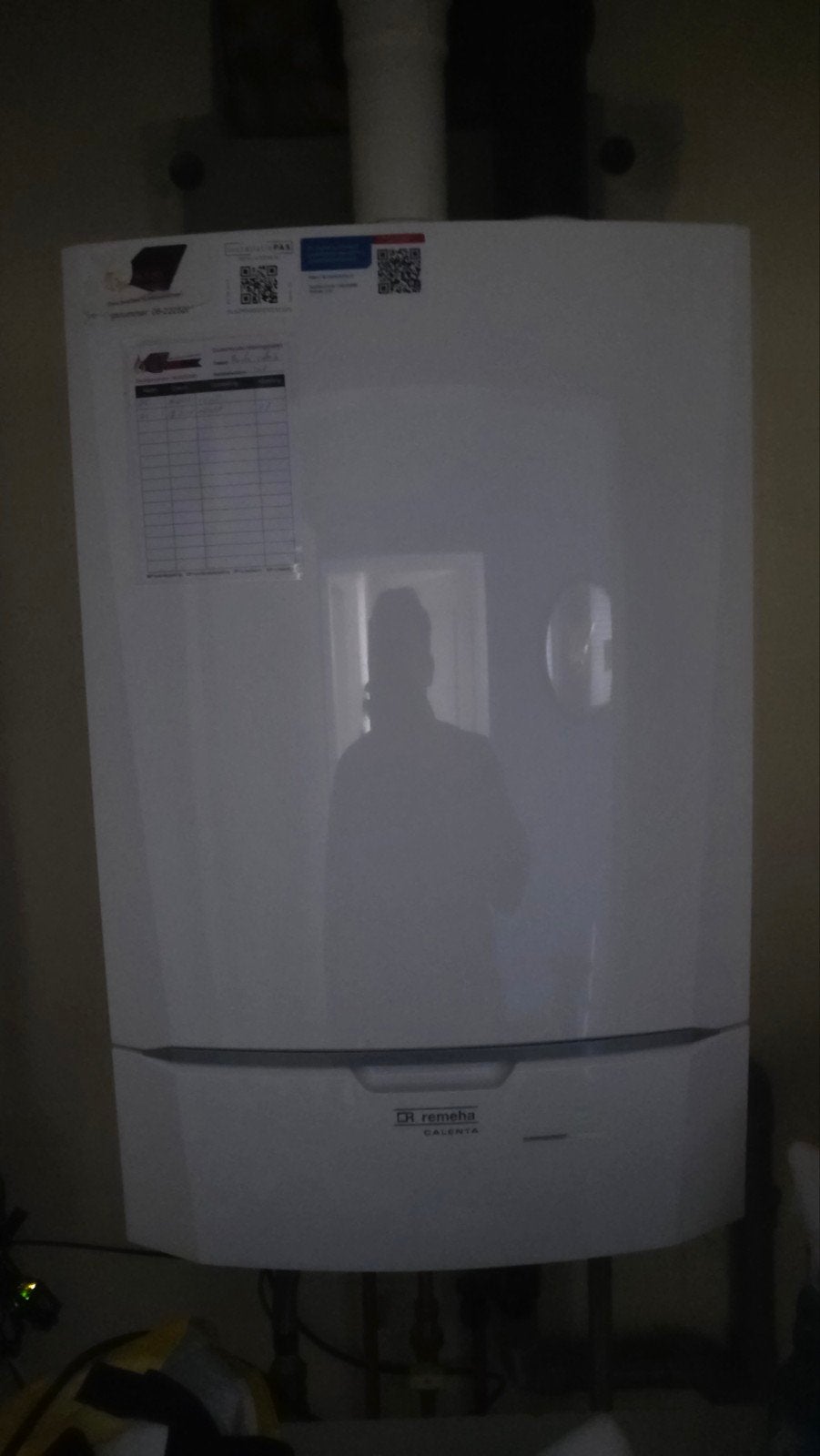 Remeha Calenta Cv-ketel met iSense thermostaat, Doe-het-zelf en Verbouw, Ophalen, Gebruikt, Hoog rendement (Hr), Cv-ketel of Combi-ketel