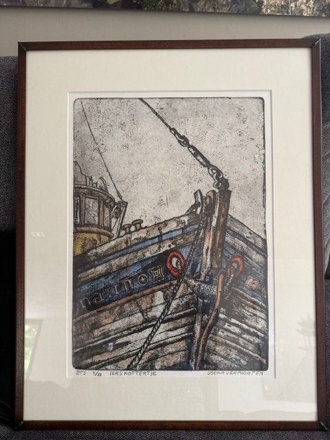Oscar Verpoorten, Antiek en Kunst, Kunst | Etsen en Gravures, Ophalen, Ets