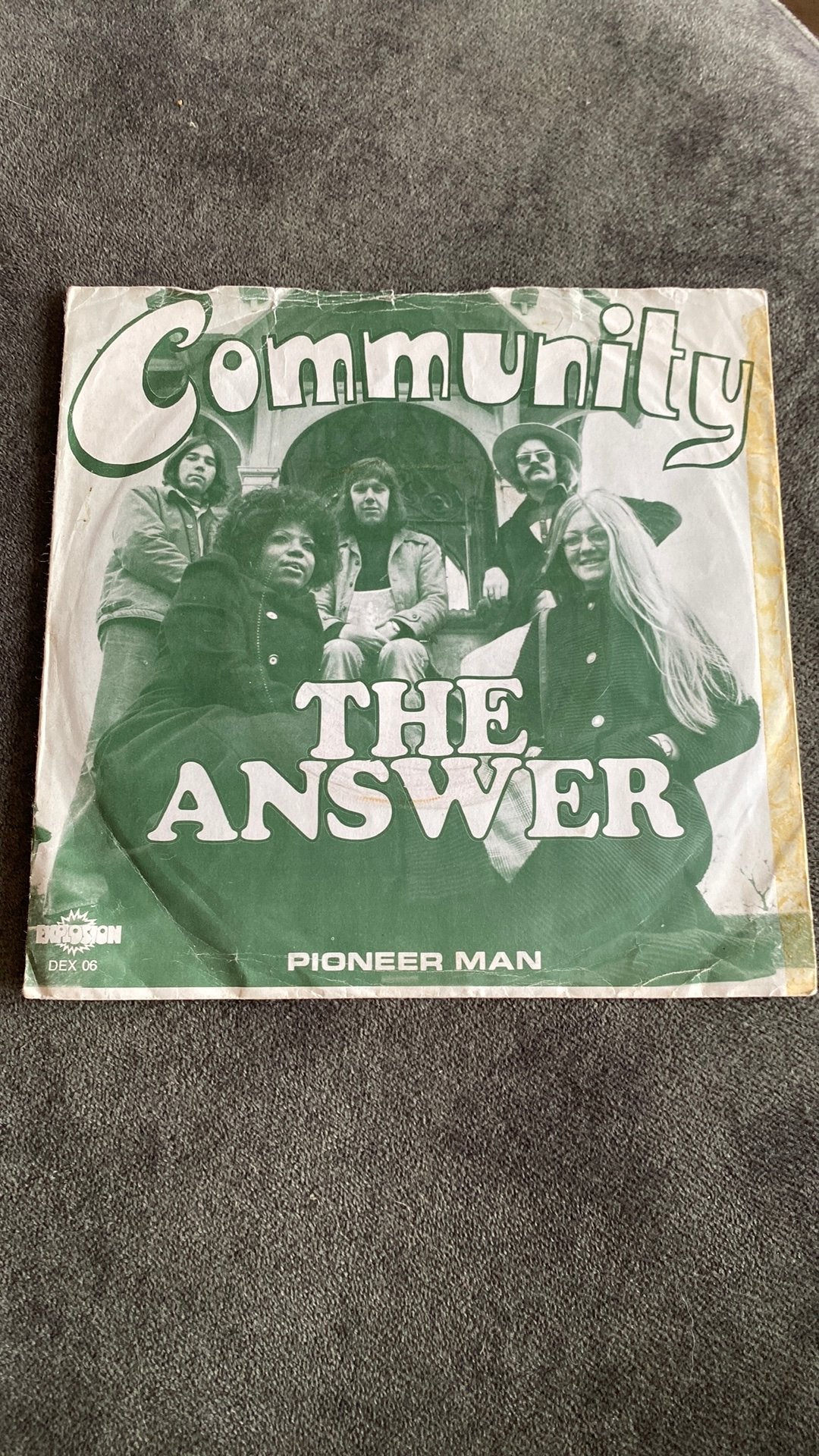 Vinyl single Community - The answer, Ophalen of Verzenden, Gebruikt, Pop